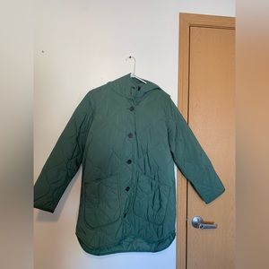 Old Navy Hooded Quilted Utility Coat. Size medium